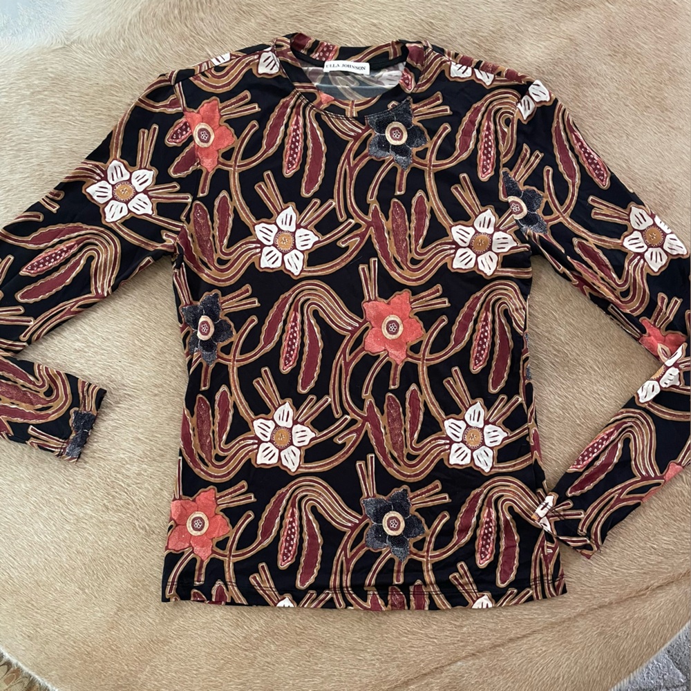 Ulla Johnson silky long sleeve top